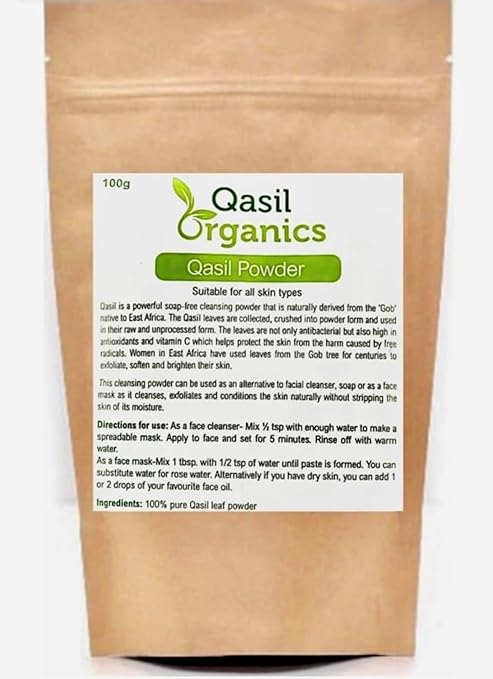 Poudre de Qasil 100 % Pure – Le Secret Naturel pour une Peau Radieuse - 100g