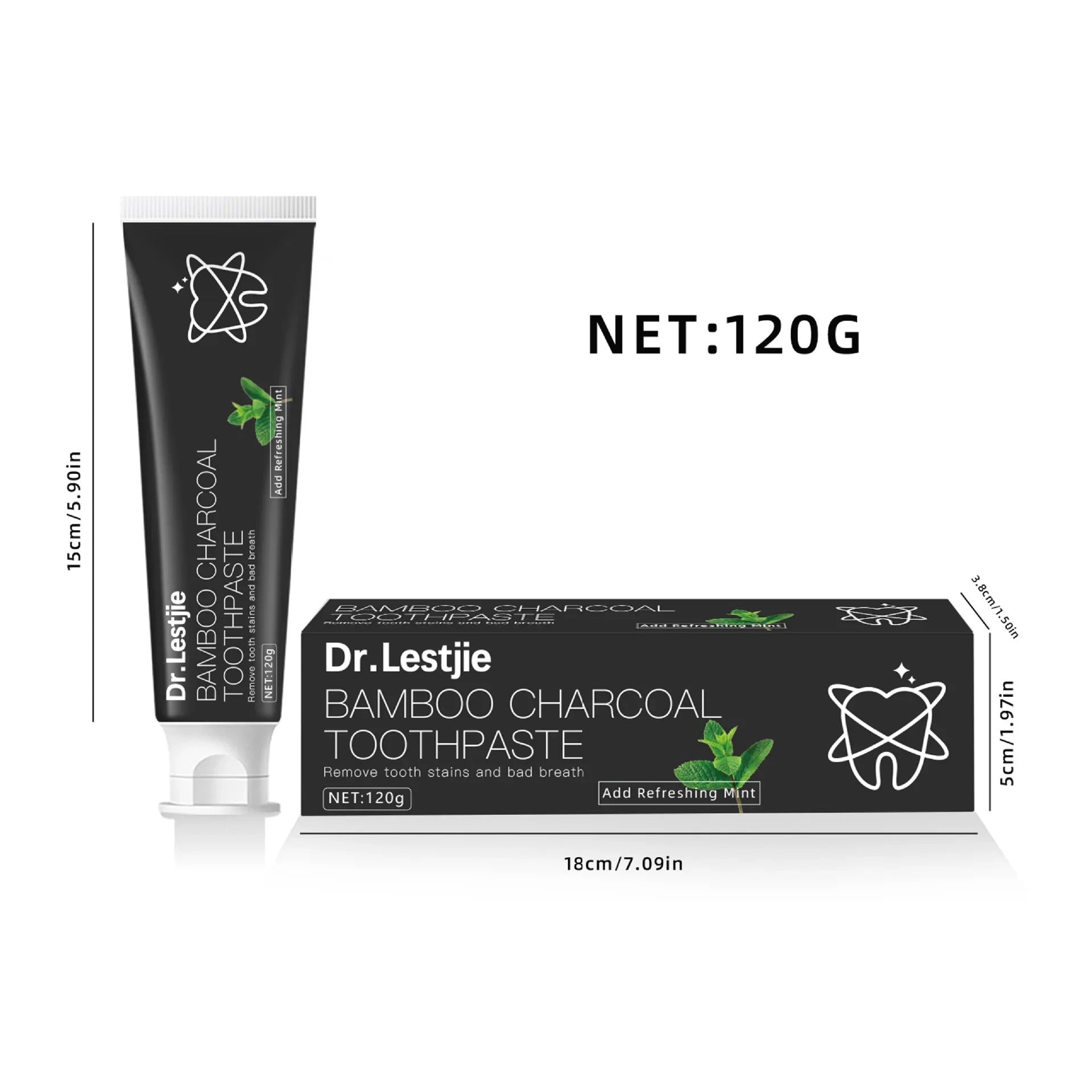 BambooSmile™ Dentifrice Blanchissant au Charbon de Bambou