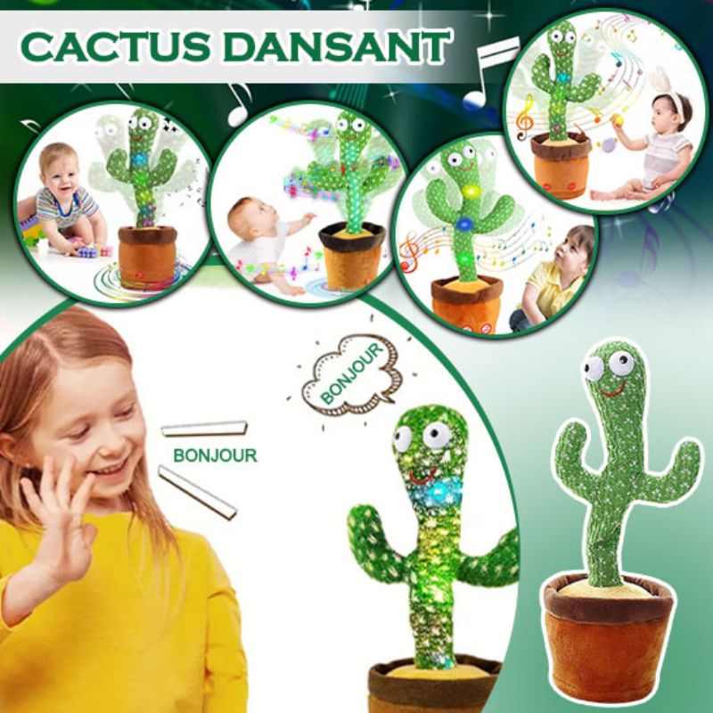CACTUS DANSANT ™ | Le compagnon de jeu idéal pour les enfants