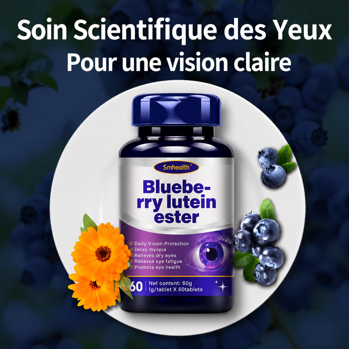 BLUEBERRY LUTEIN ESTER - Une solution Naturelle pour soutenir votre vision.