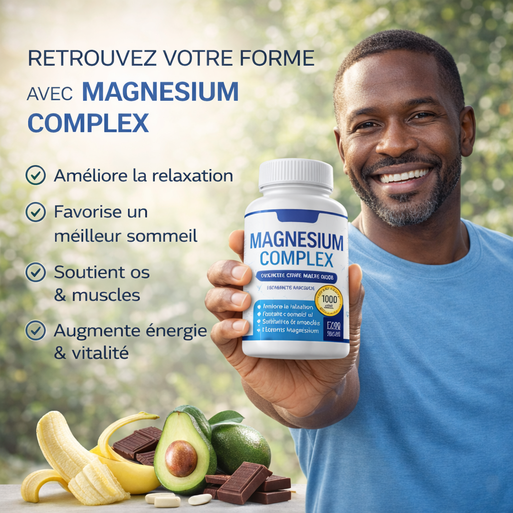 ⚡ Magnesium Complex™-Votre corps manque peut-être de magnésium.