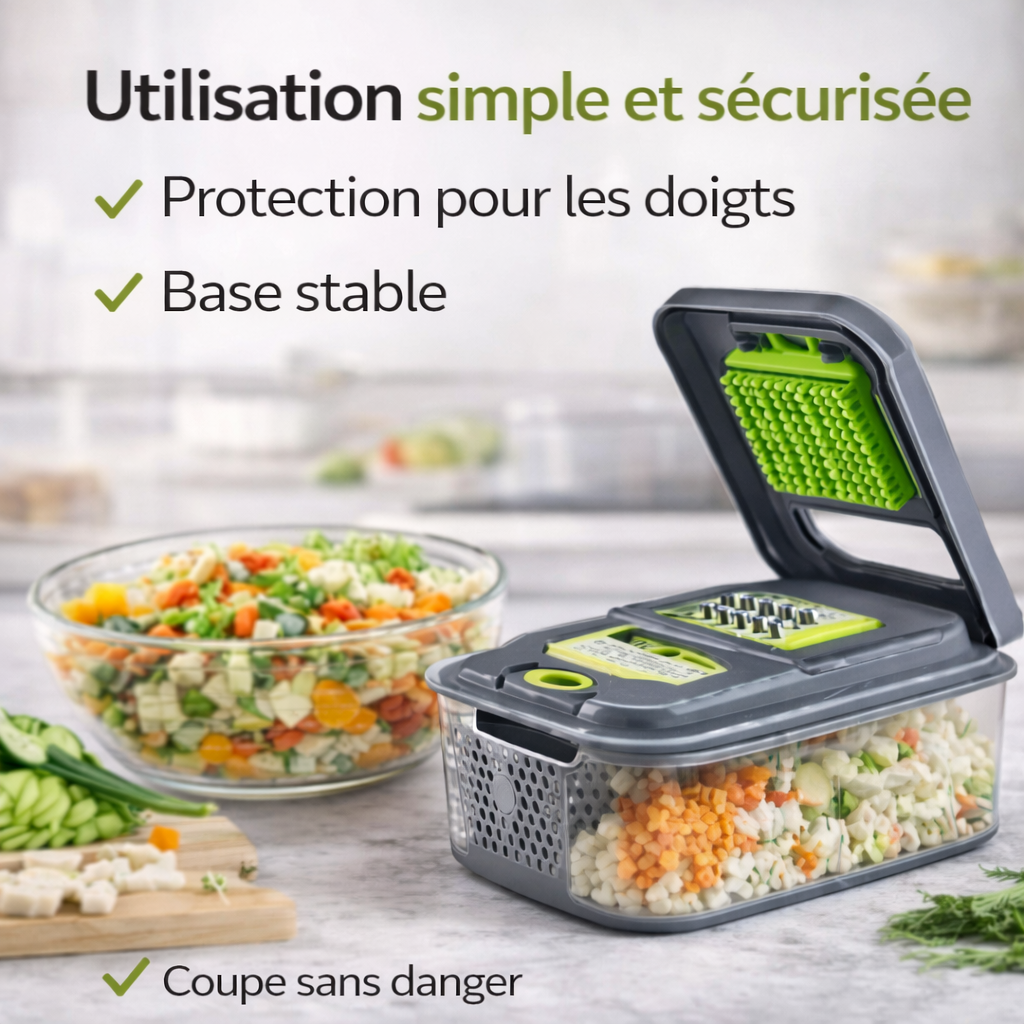 COUPE-LÉGUMES MULTIFONCTION 22-EN-1 | PRÉPAREZ VOS LÉGUMES EN QUELQUES SECONDES