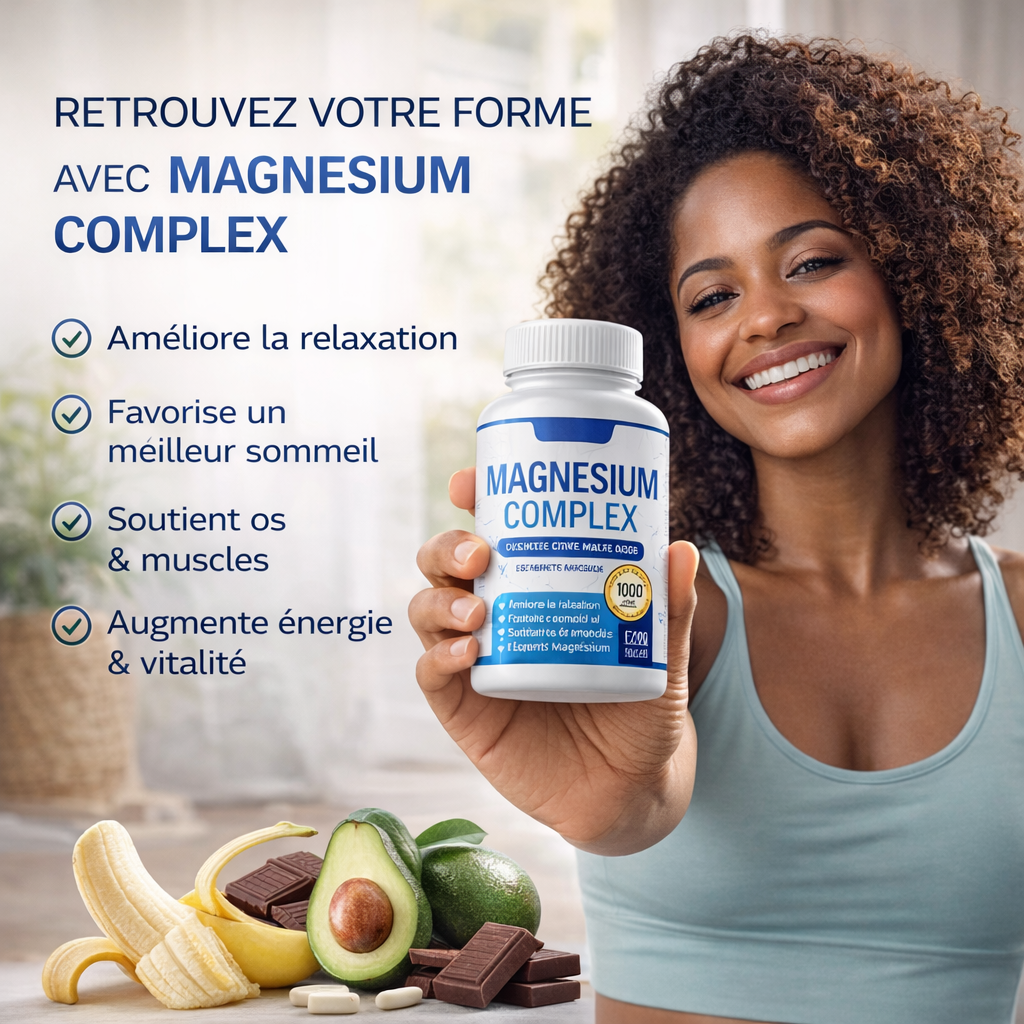 ⚡ Magnesium Complex™-Votre corps manque peut-être de magnésium.