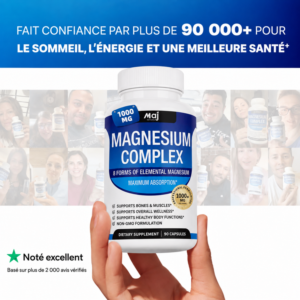⚡ Magnesium Complex 8 in 1 | Achetez 1 et obtenez 1 gratuitement.