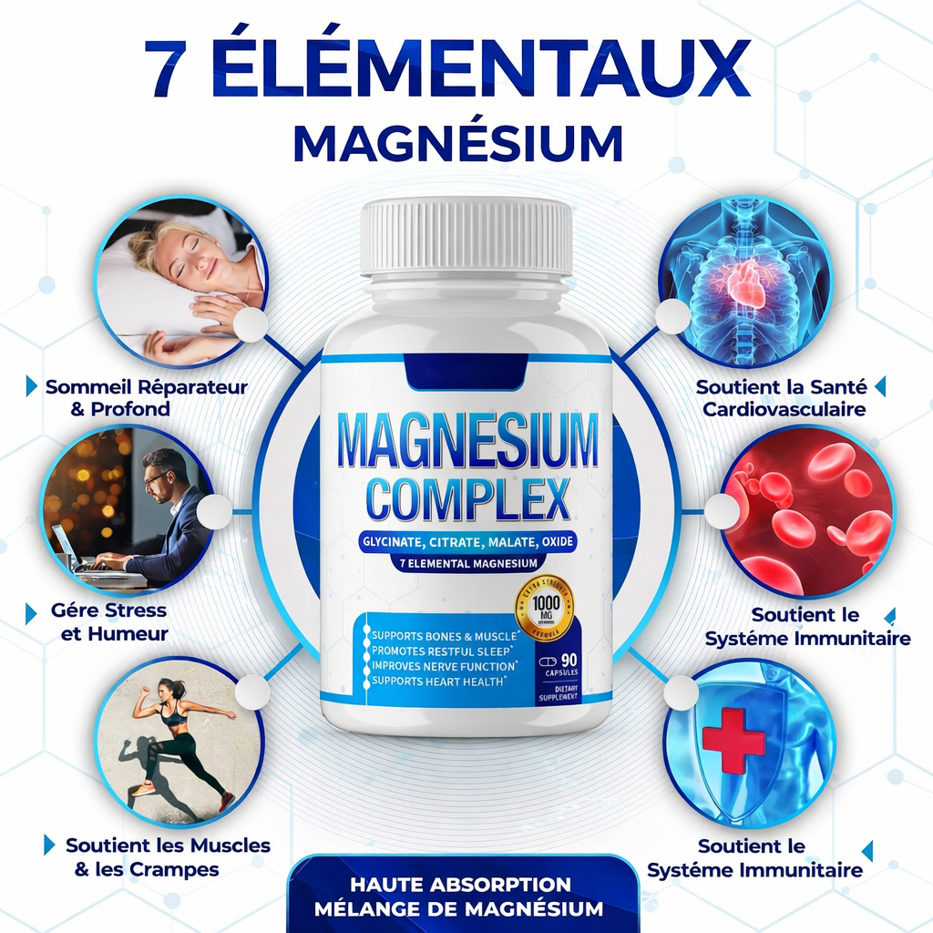 ⚡ Magnesium Complex™-Votre corps manque peut-être de magnésium.