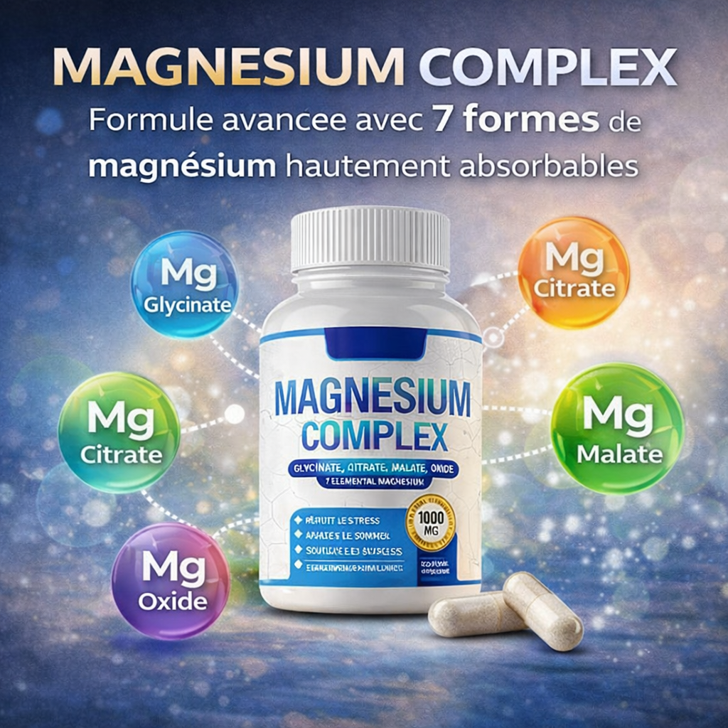 ⚡ Magnesium Complex™-Votre corps manque peut-être de magnésium.
