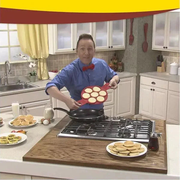 FLIP'N'COOK, Moules en silicone pour pancakes et mini omelettes