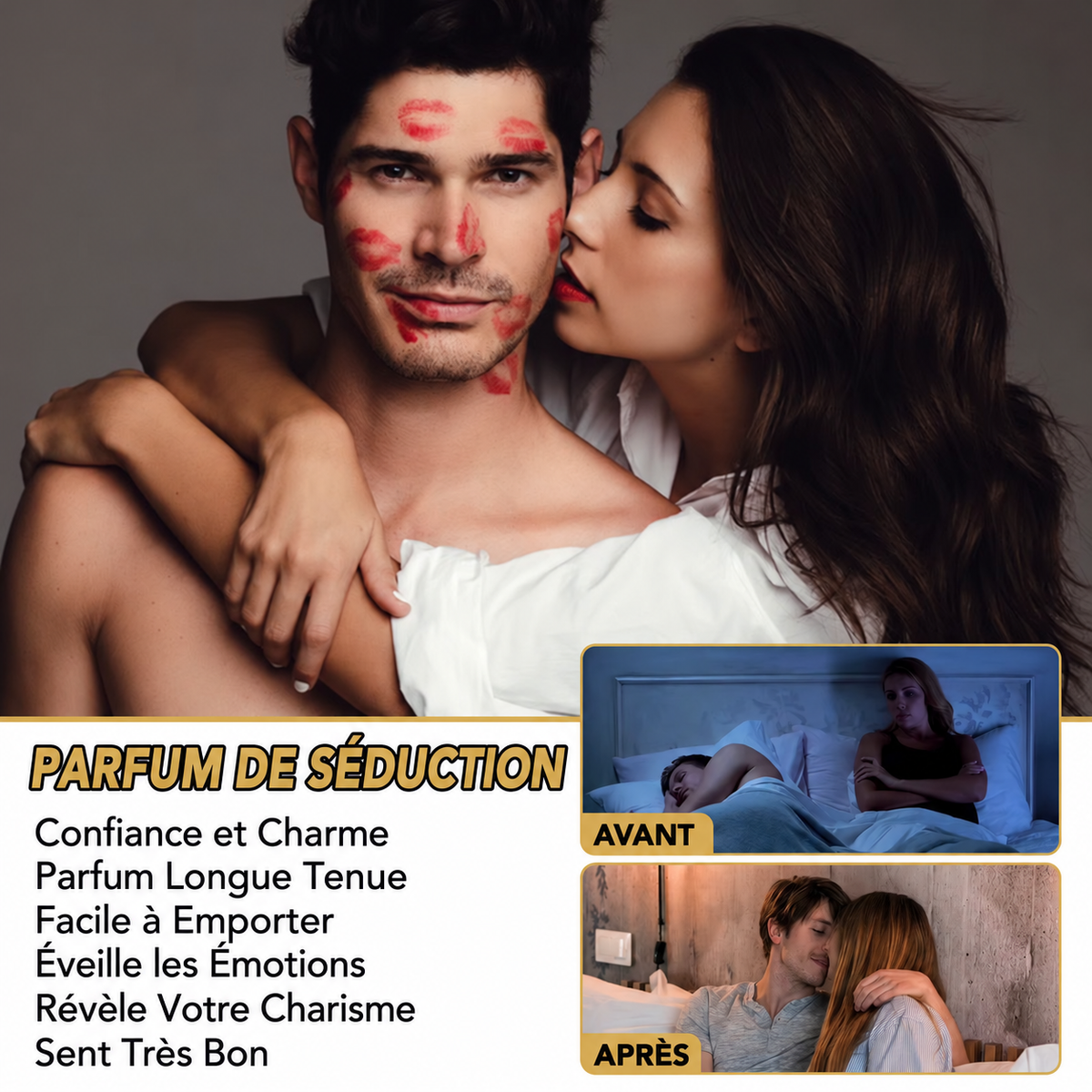 Rendez la obsédée par vous - Augmentez votre pouvoir de séduction - Parfum envoûtant pour homme et femme
