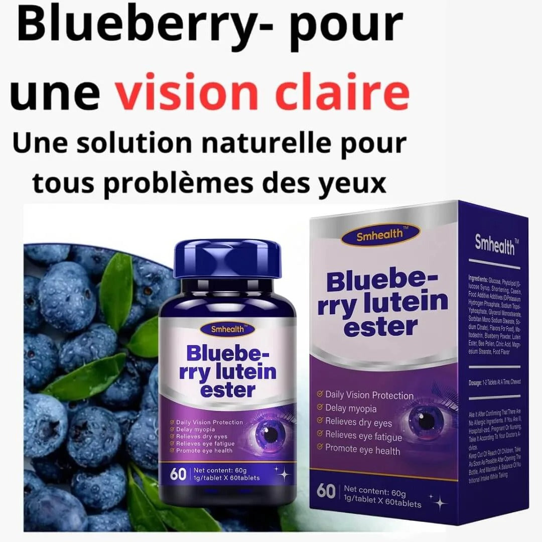BLUEBERRY LUTEIN ESTER - Une solution Naturelle pour soutenir votre vision.