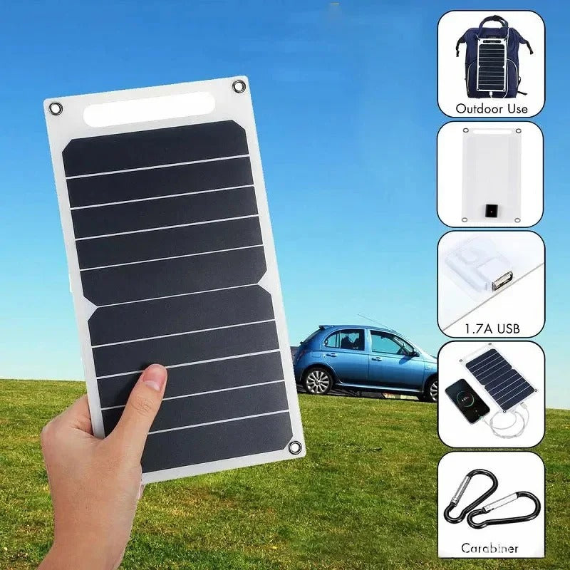Chargeur Solaire Portable pour Téléphone – Autonomie Garantie Partout, Sans Électricité