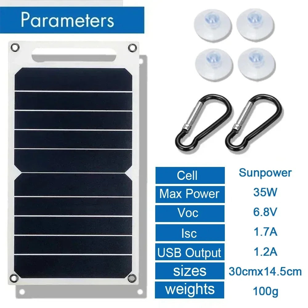 Chargeur Solaire Portable pour Téléphone – Autonomie Garantie Partout, Sans Électricité