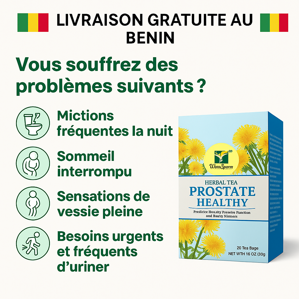 🌿 Tisane Prostate Healthy™ – La Solution Naturelle Pour Votre Bien-Être Masculin !