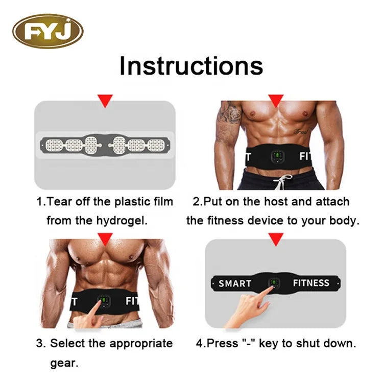 💪🔥 Ceinture Abdominale de Fitness™ – Tonifiez Votre Ventre Sans Aller à la Salle